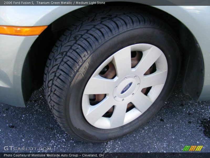 Titanium Green Metallic / Medium Light Stone 2006 Ford Fusion S