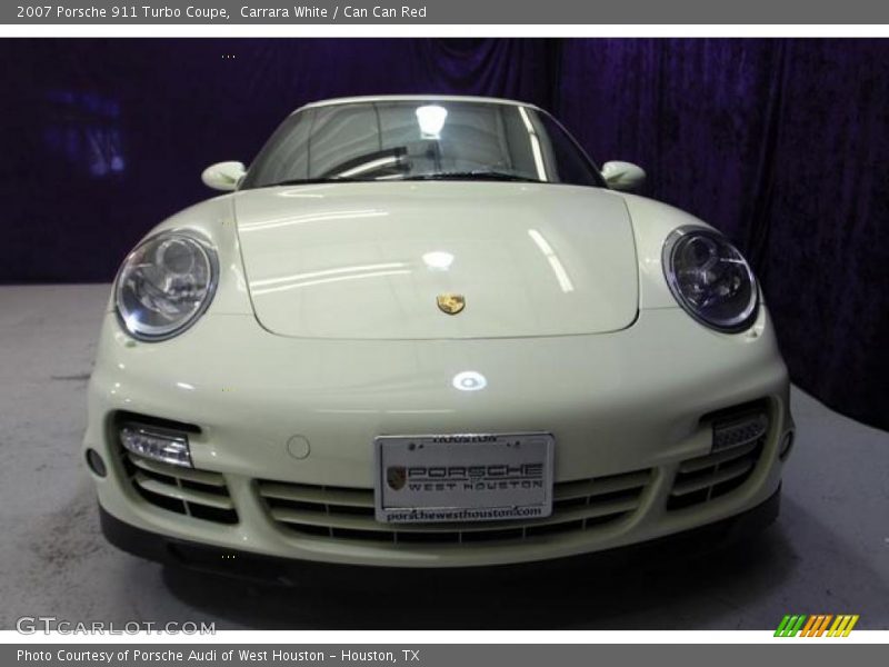 Carrara White / Can Can Red 2007 Porsche 911 Turbo Coupe