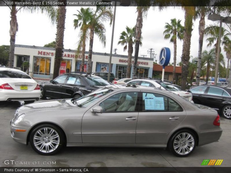 Pewter Metallic / Cashmere 2008 Mercedes-Benz E 350 Sedan