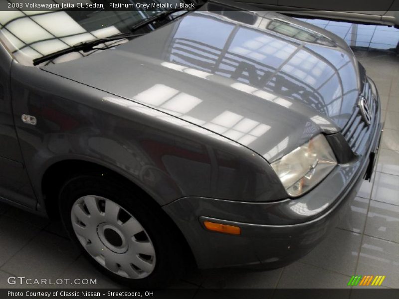 Platinum Grey Metallic / Black 2003 Volkswagen Jetta GL Sedan