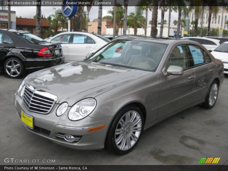 Pewter Metallic / Cashmere 2008 Mercedes-Benz E 350 Sedan