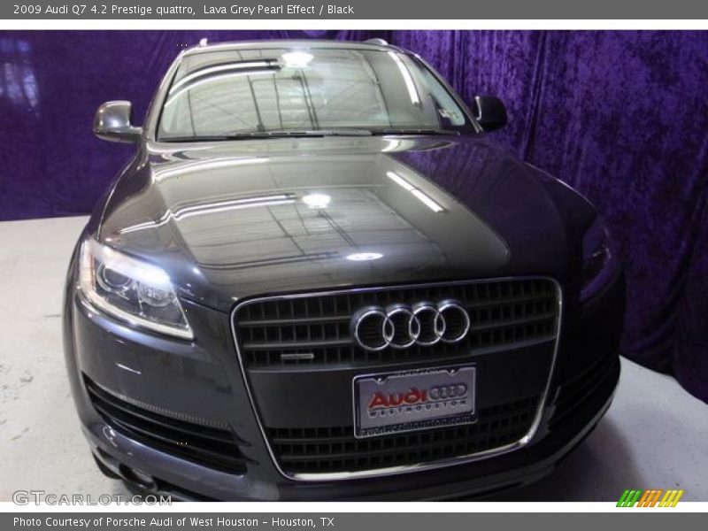 Lava Grey Pearl Effect / Black 2009 Audi Q7 4.2 Prestige quattro