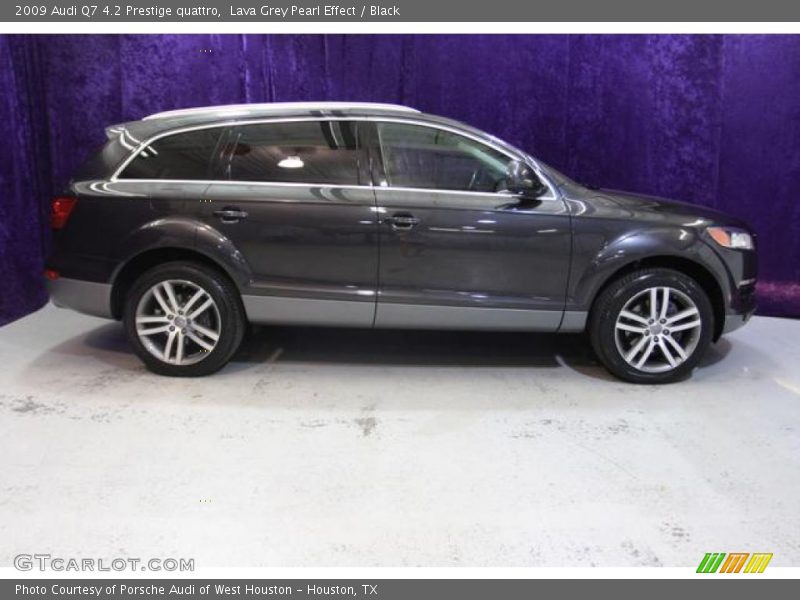 Lava Grey Pearl Effect / Black 2009 Audi Q7 4.2 Prestige quattro