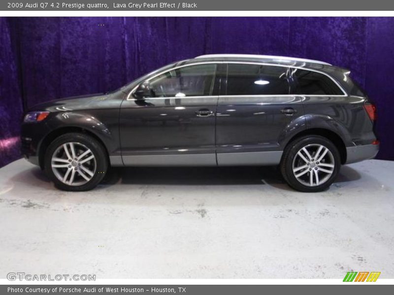 Lava Grey Pearl Effect / Black 2009 Audi Q7 4.2 Prestige quattro