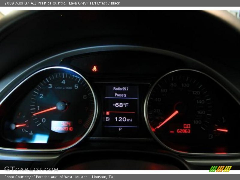 Lava Grey Pearl Effect / Black 2009 Audi Q7 4.2 Prestige quattro