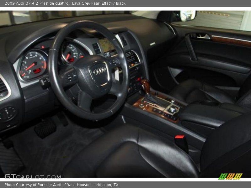 Lava Grey Pearl Effect / Black 2009 Audi Q7 4.2 Prestige quattro