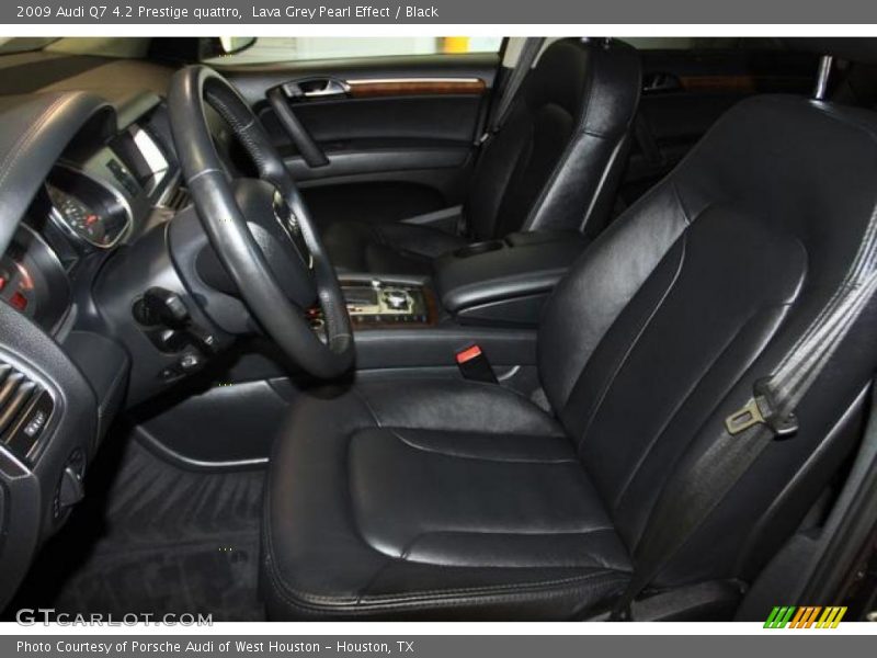 Lava Grey Pearl Effect / Black 2009 Audi Q7 4.2 Prestige quattro
