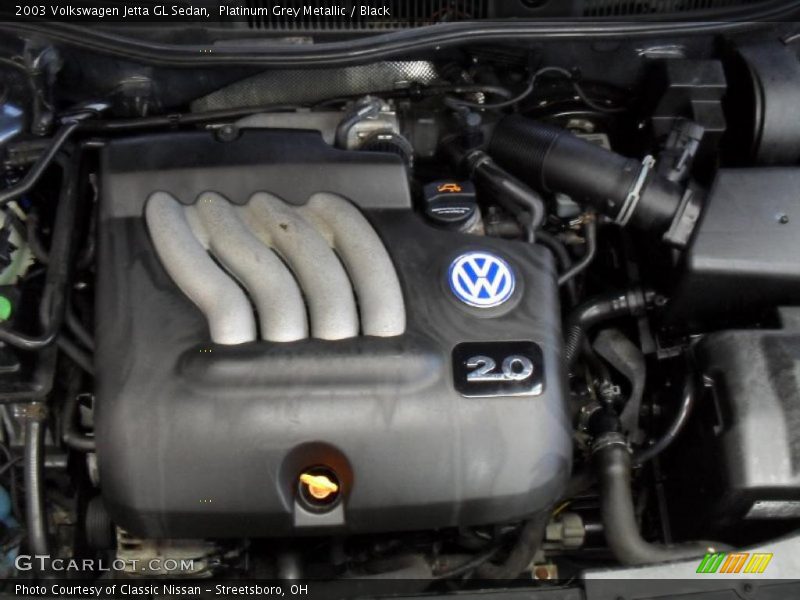 Platinum Grey Metallic / Black 2003 Volkswagen Jetta GL Sedan