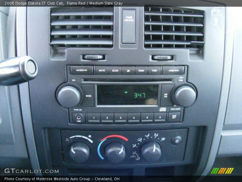 Flame Red / Medium Slate Gray 2006 Dodge Dakota ST Club Cab