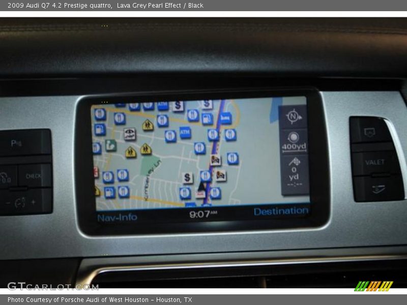 Lava Grey Pearl Effect / Black 2009 Audi Q7 4.2 Prestige quattro