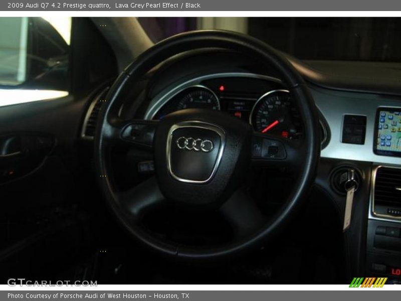 Lava Grey Pearl Effect / Black 2009 Audi Q7 4.2 Prestige quattro