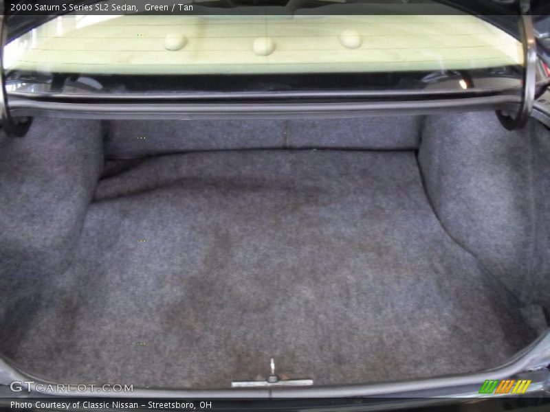 Green / Tan 2000 Saturn S Series SL2 Sedan