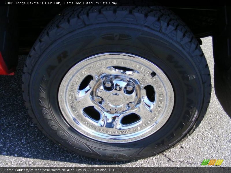 Flame Red / Medium Slate Gray 2006 Dodge Dakota ST Club Cab