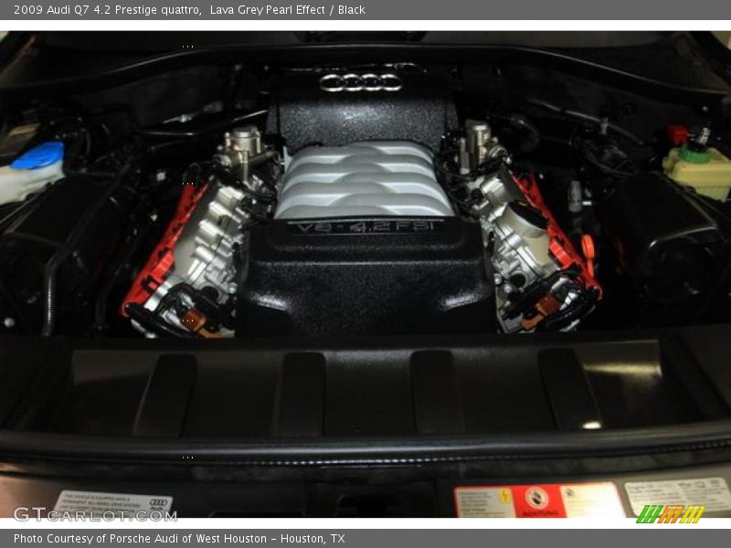 Lava Grey Pearl Effect / Black 2009 Audi Q7 4.2 Prestige quattro
