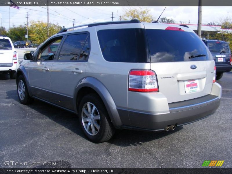 Smokestone Metallic / Medium Light Stone 2009 Ford Taurus X SEL