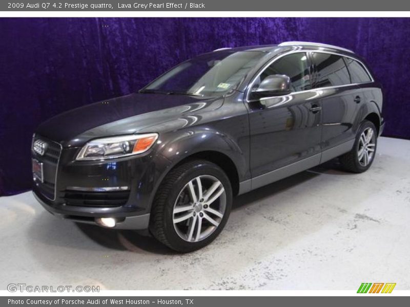 Lava Grey Pearl Effect / Black 2009 Audi Q7 4.2 Prestige quattro
