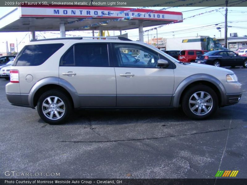 Smokestone Metallic / Medium Light Stone 2009 Ford Taurus X SEL
