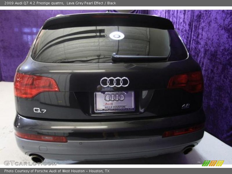 Lava Grey Pearl Effect / Black 2009 Audi Q7 4.2 Prestige quattro