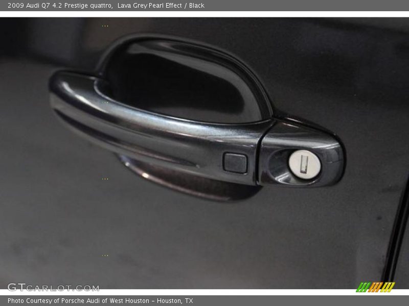 Lava Grey Pearl Effect / Black 2009 Audi Q7 4.2 Prestige quattro