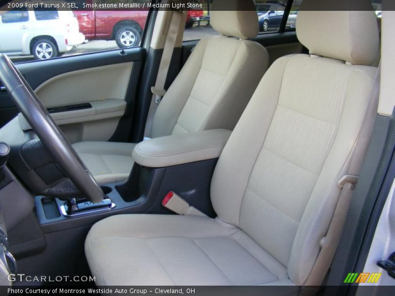 Smokestone Metallic / Medium Light Stone 2009 Ford Taurus X SEL