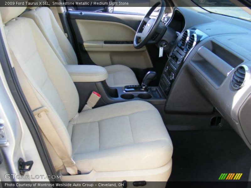 Smokestone Metallic / Medium Light Stone 2009 Ford Taurus X SEL