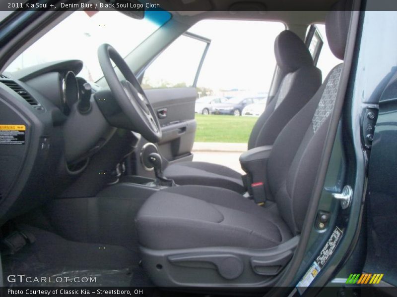 Denim Blue / Black Soul Logo Cloth 2011 Kia Soul +