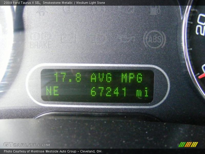 Smokestone Metallic / Medium Light Stone 2009 Ford Taurus X SEL