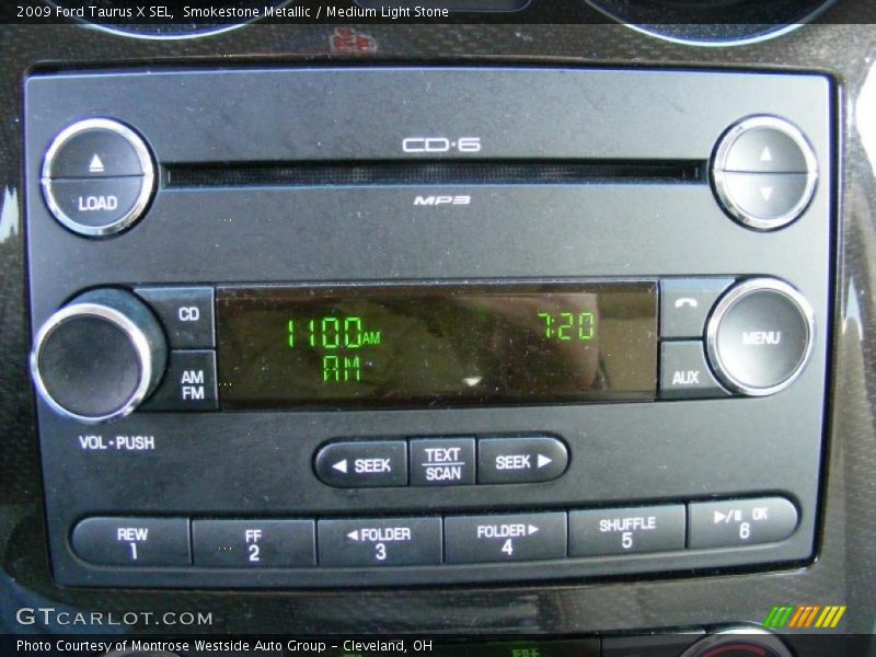Smokestone Metallic / Medium Light Stone 2009 Ford Taurus X SEL