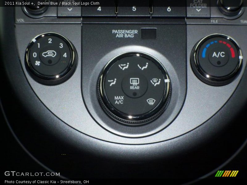 Denim Blue / Black Soul Logo Cloth 2011 Kia Soul +