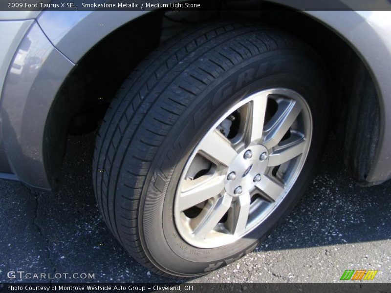 Smokestone Metallic / Medium Light Stone 2009 Ford Taurus X SEL