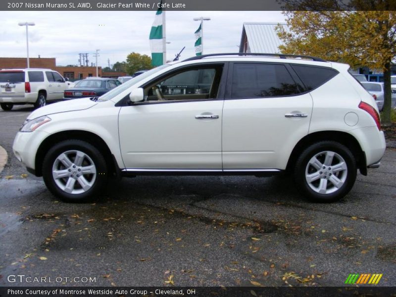 Glacier Pearl White / Cafe Latte 2007 Nissan Murano SL AWD