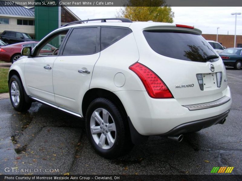 Glacier Pearl White / Cafe Latte 2007 Nissan Murano SL AWD