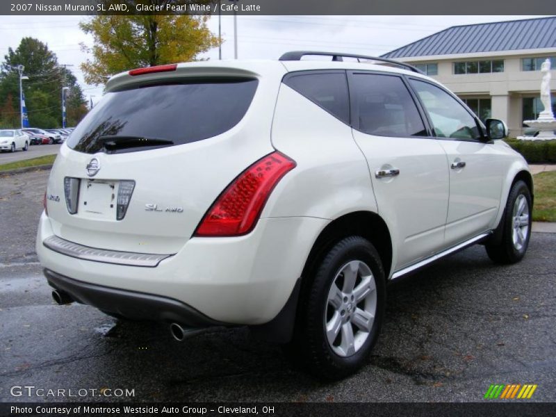 Glacier Pearl White / Cafe Latte 2007 Nissan Murano SL AWD
