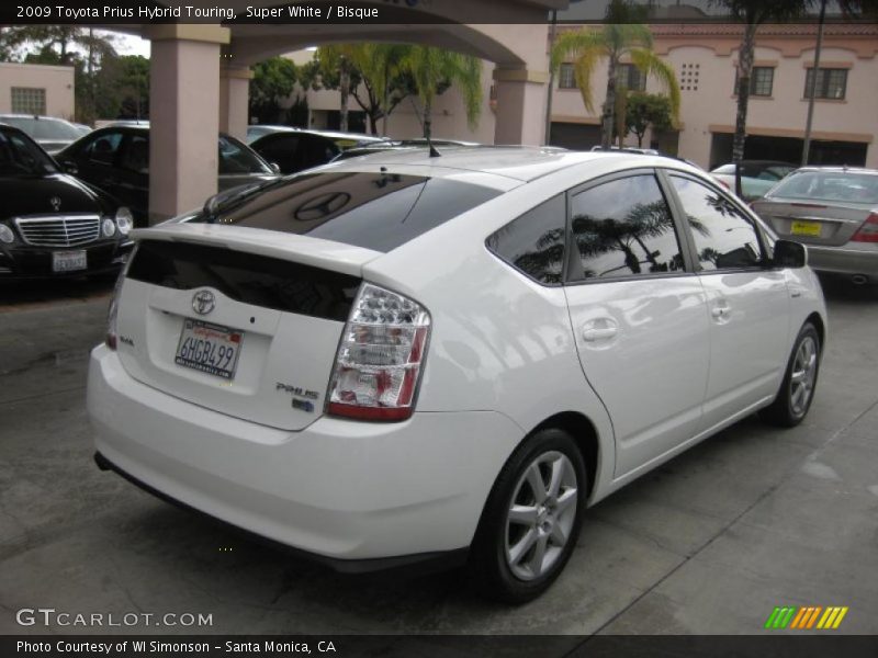 Super White / Bisque 2009 Toyota Prius Hybrid Touring