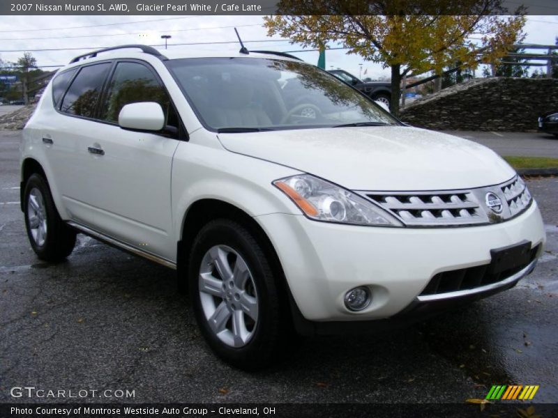 Glacier Pearl White / Cafe Latte 2007 Nissan Murano SL AWD