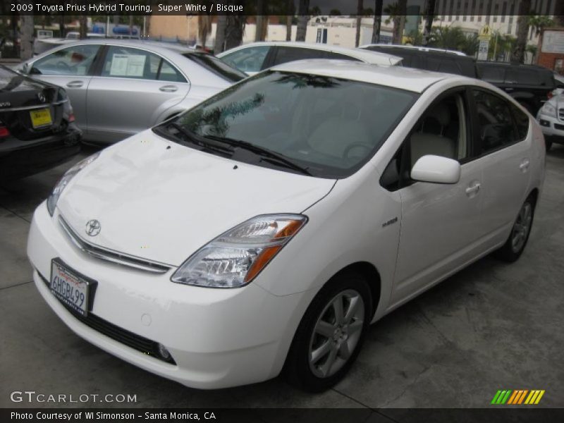 Super White / Bisque 2009 Toyota Prius Hybrid Touring