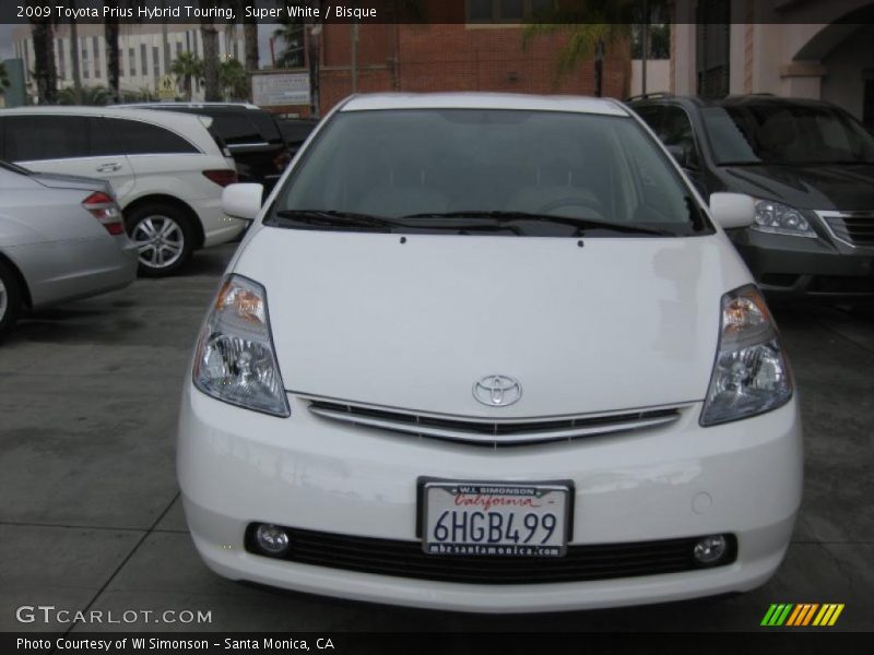 Super White / Bisque 2009 Toyota Prius Hybrid Touring
