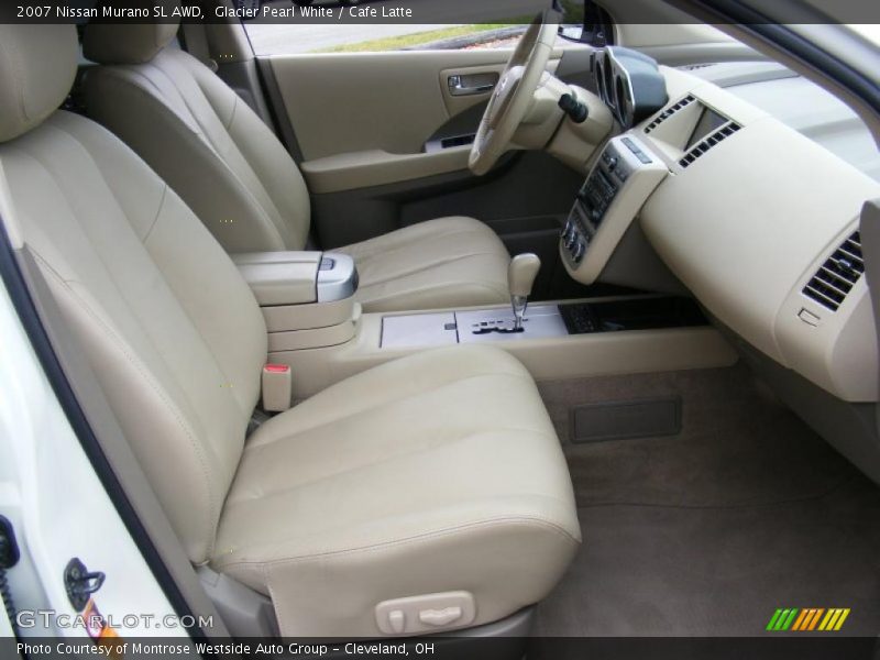 Glacier Pearl White / Cafe Latte 2007 Nissan Murano SL AWD