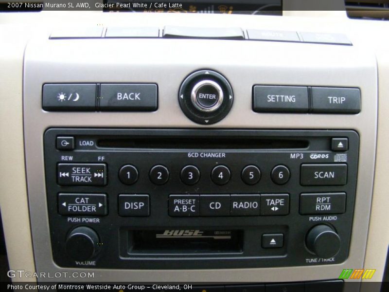 Glacier Pearl White / Cafe Latte 2007 Nissan Murano SL AWD