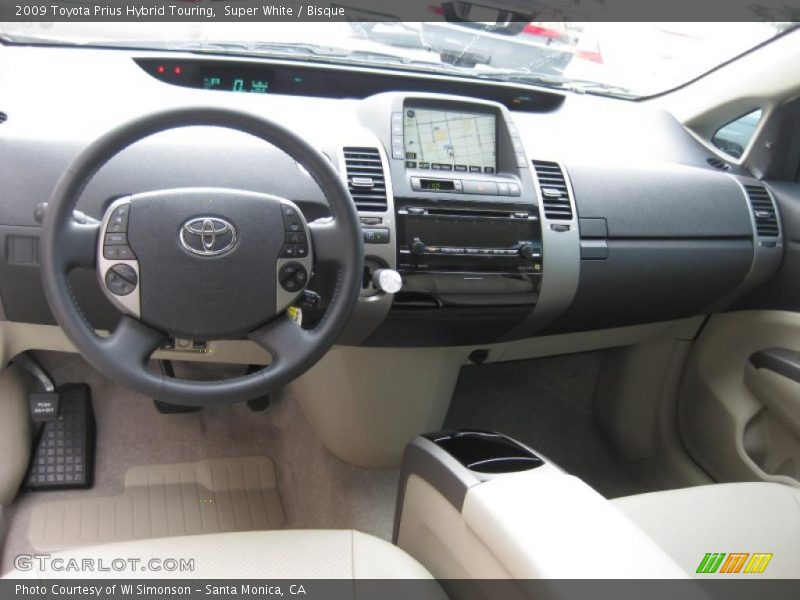 Super White / Bisque 2009 Toyota Prius Hybrid Touring