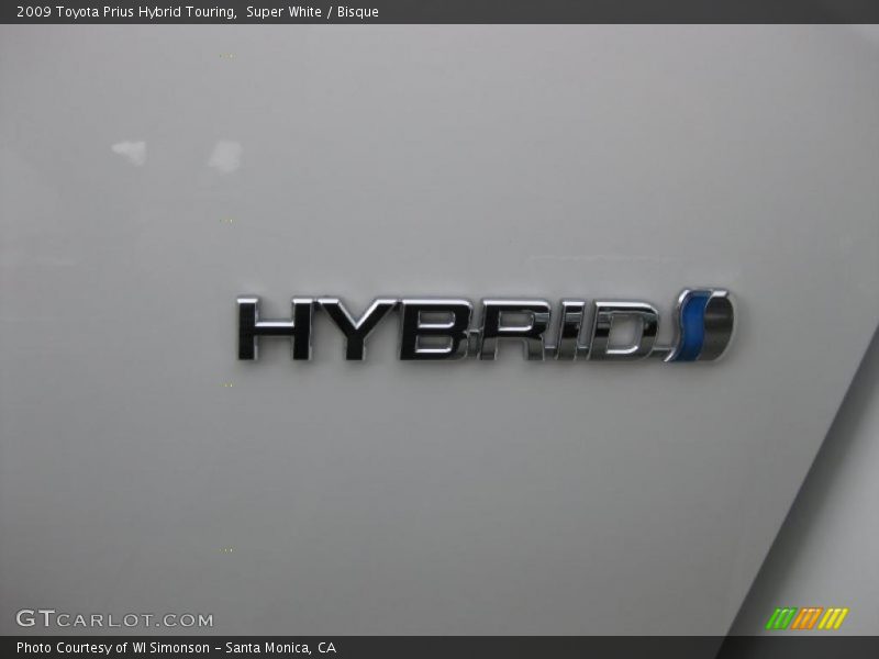 Super White / Bisque 2009 Toyota Prius Hybrid Touring