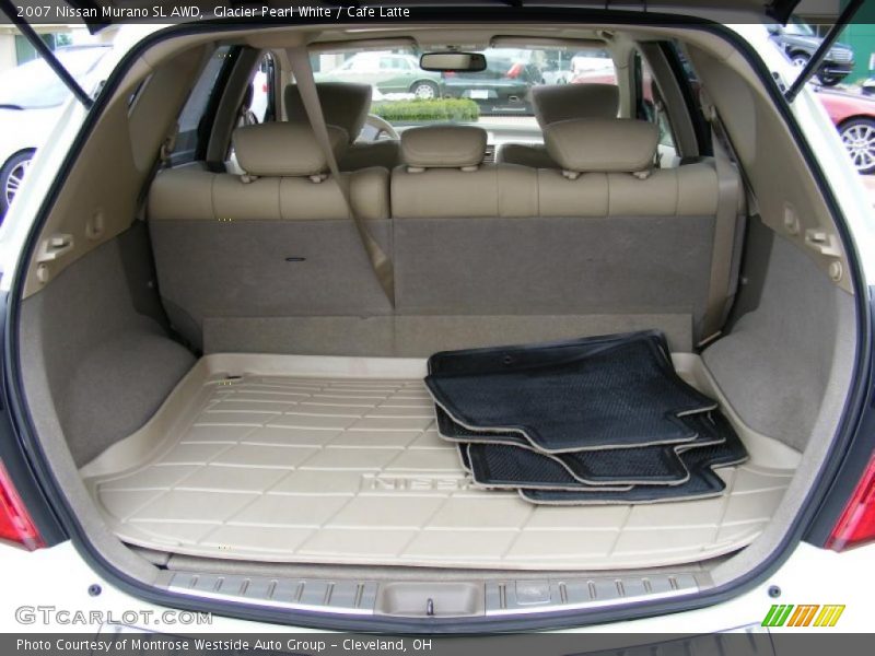 Glacier Pearl White / Cafe Latte 2007 Nissan Murano SL AWD