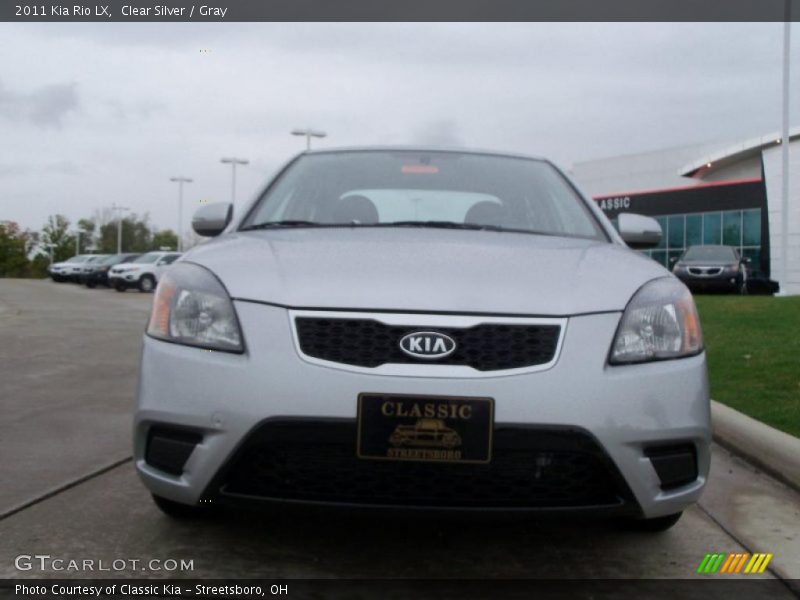 Clear Silver / Gray 2011 Kia Rio LX