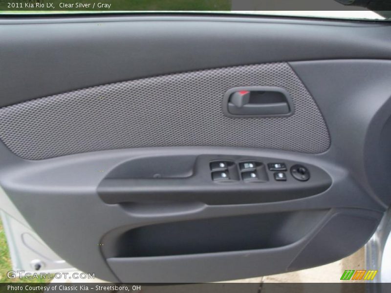 Clear Silver / Gray 2011 Kia Rio LX
