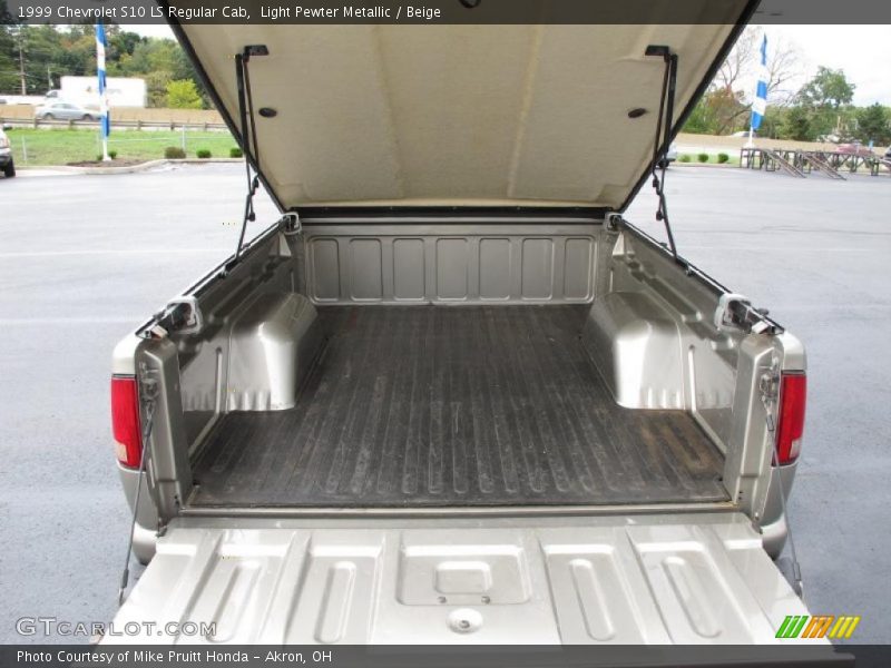 Light Pewter Metallic / Beige 1999 Chevrolet S10 LS Regular Cab