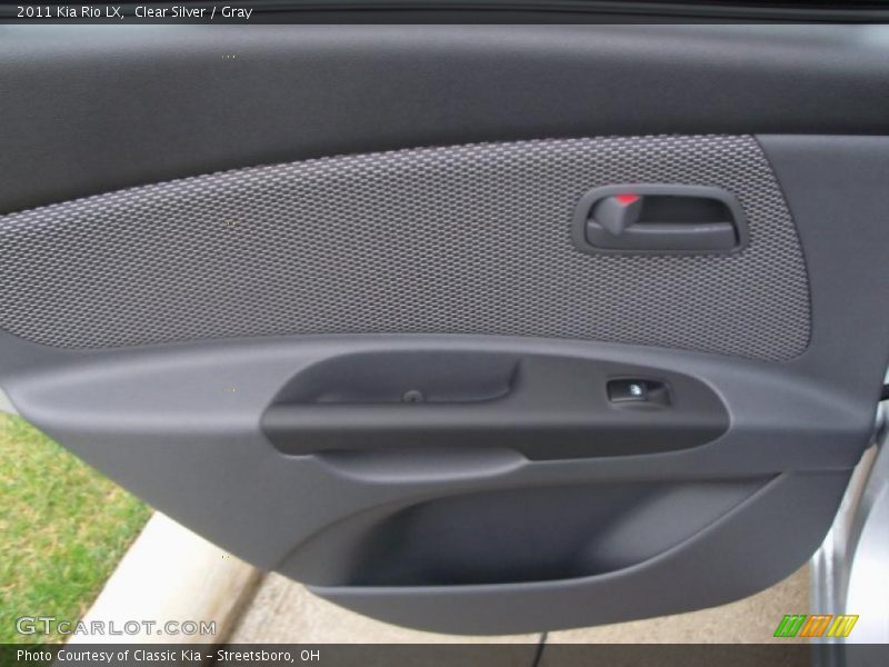 Clear Silver / Gray 2011 Kia Rio LX