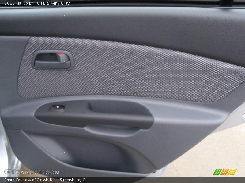 Clear Silver / Gray 2011 Kia Rio LX
