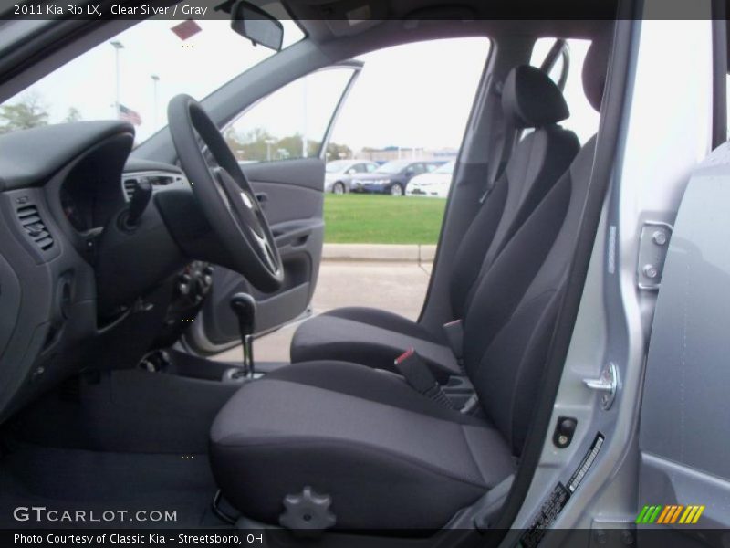 Clear Silver / Gray 2011 Kia Rio LX