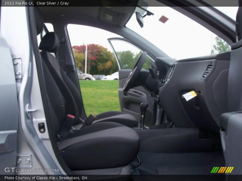 Clear Silver / Gray 2011 Kia Rio LX