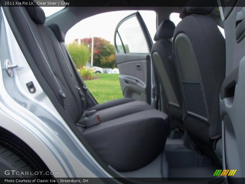 Clear Silver / Gray 2011 Kia Rio LX